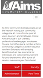Mobile Screenshot of jobs.aims.edu