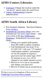 Mobile Screenshot of library.aims.ac.za