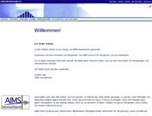Tablet Screenshot of aims.de